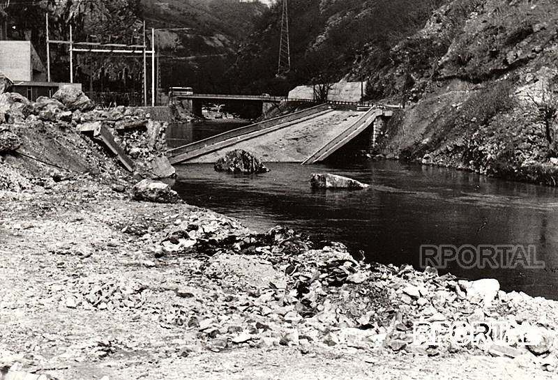 Na današnji dan 1969. godine - srušen most kod strojarnice HE 