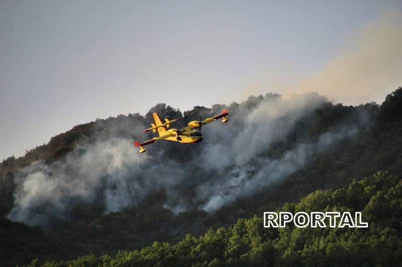Požar ponovno aktivan, spušta se prema Mluši