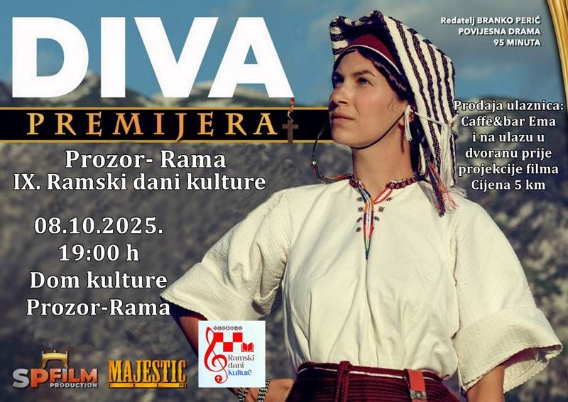 Najava: Premijera filma &quot;Diva&quot; u Prozoru