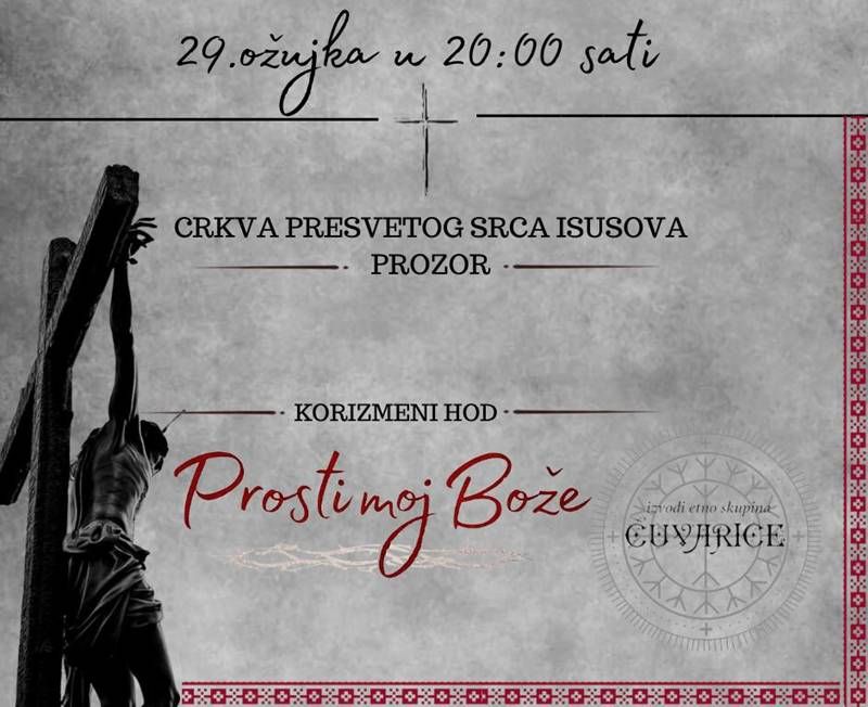 "Čuvarice" u Prozoru zavr&scaron;avaju turneju "Korizmeni hod &ndash; Prosti moj Bože&ldquo;